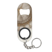 Ancient Nautical Chart, Grunge Sleutelhanger Flessenopener (Achterkant)