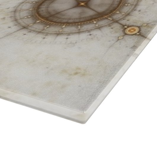 Ancient Nautical Chart, Grunge Snijplank (Hoek)