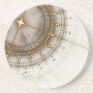 Ancient Nautical Chart, Grunge Zandsteen Onderzetter