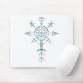 Ancient norse symbool muismat (Met muis)