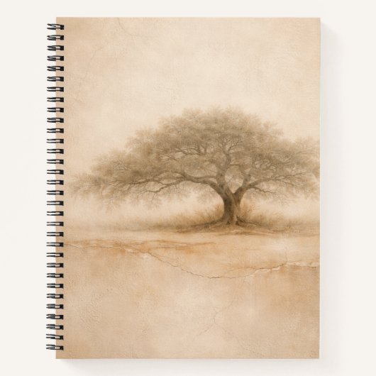 Ancient Oak | Southern Oak Tree Art | Notebook Notitieboek (Voorkant)