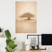 Ancient Oak | Southern Oak Tree Wall Art | Poster (Thuiskantoor)