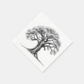 Ancient Oak Tree Charcoal Sketch Servet (Hoek)