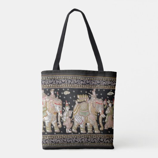 Ancient olifant tote bag (Achterkant)