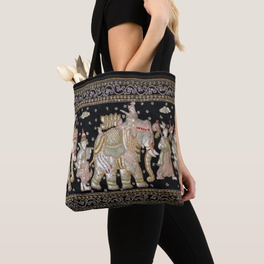 Ancient olifant tote bag (Dichtbij)