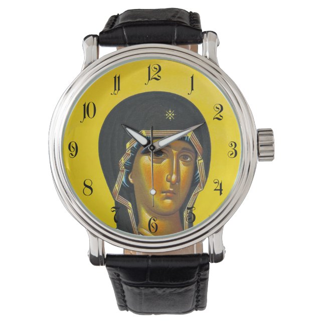 Ancient orthodox pictogram horloge (Voorkant)