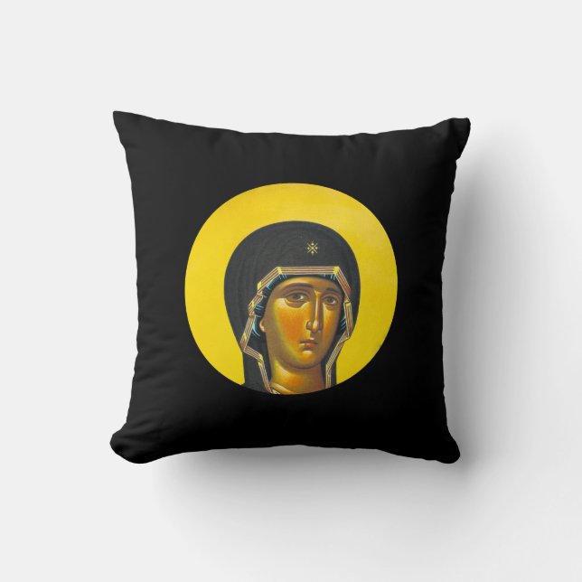 Ancient orthodox pictogram kussen (Voorkant)