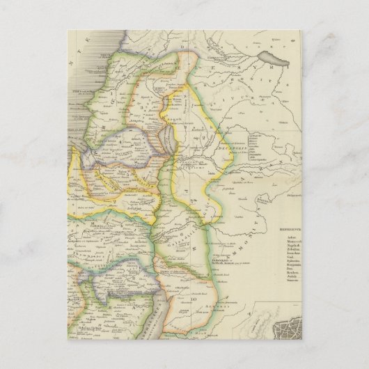 Ancient Palestine Briefkaart (Voorkant)