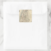 Ancient Palestine Vierkante Sticker (Tas)