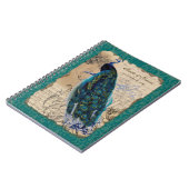 Ancient Peacock Formal Wedding Planner Journal Notitieboek (Linkerzijde)