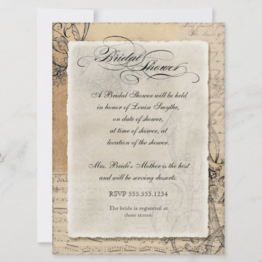 Ancient Peacock Vrijgezellenfeest Invite - Aqua Bl Kaart (Achterkant)