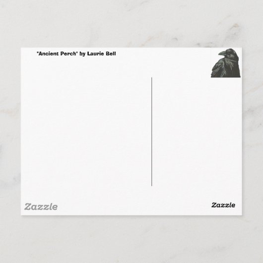 "Ancient Perch" Briefkaart (Achterkant)