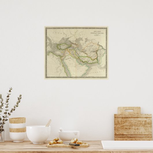 Ancient Perzisch Rijk Poster (Keuken)