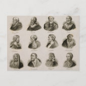 Ancient Philosophers Portrait Thinkers Briefkaart (Voorkant)