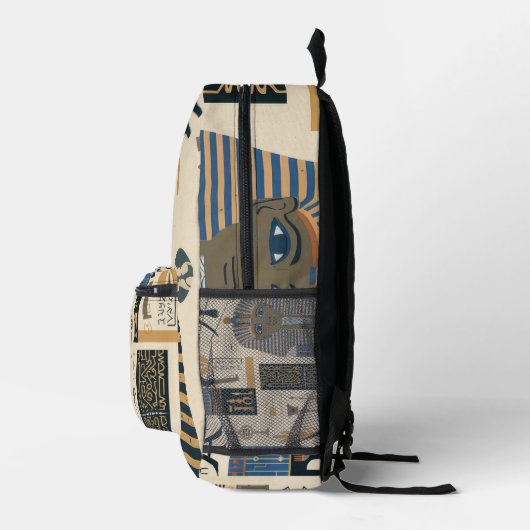 Ancient Print Backpack Bedrukte Rugzak (Rechts)