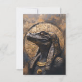 Ancient Reptilian Alien Bedankkaart (Voorkant)