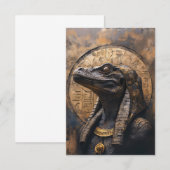 Ancient Reptilian Alien Bedankkaart (Voorkant / Achterkant)