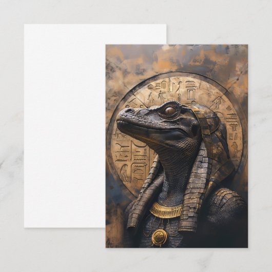 Ancient Reptilian Alien Bedankkaart (Voorkant / Achterkant)