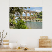 Ancient Roman Aqueduct Poster (Keuken)