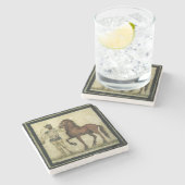 Ancient Roman Artwork Stenen Onderzetter (Zijkant)