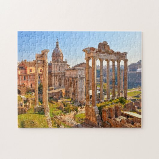 Ancient Roman City Jigzaag Puzzle Legpuzzel (Horizontaal)