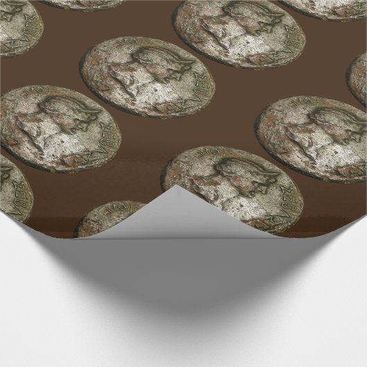 Ancient Roman Coin Cadeaupapier (Hoek)