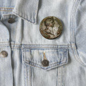 Ancient Roman Coin Ronde Button 5,7 Cm (In situ)