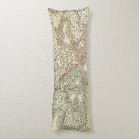 Ancient Roman Empire Lichaamskussen (Achterkant (Verticaal))