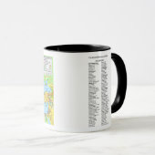 Ancient Roman Empire Map Coffee Mok (Voorkant rechts)