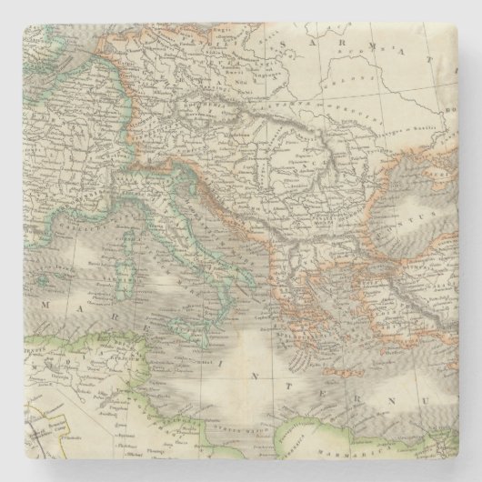 Ancient Roman Empire Stenen Onderzetter (Voorkant)