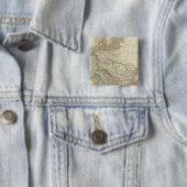 Ancient Roman Empire Vierkante Button 5,1 Cm (In situ)