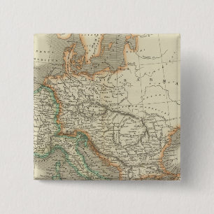 Ancient Roman Empire Vierkante Button 5,1 Cm