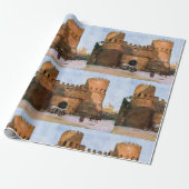 Ancient Roman Historic Architecture Cadeaupapier (Uitgerold)