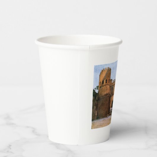 Ancient Roman Historic Architecture Papieren Bekers (Rechts)