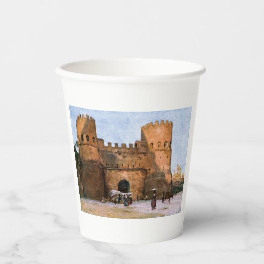 Ancient Roman Historic Architecture Papieren Bekers (Voorkant)