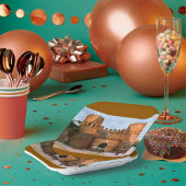 Ancient Roman Historic Architecture Papieren Bordje