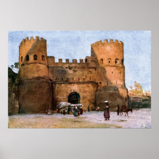 Ancient Roman Historic Architecture Poster (Voorkant)