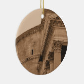 Ancient Roman Pantheon kerstversiering Keramisch Ornament (Rechts)