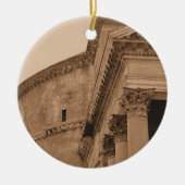 Ancient Roman Pantheon kerstversiering Keramisch Ornament (Voorkant)