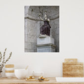 Ancient Roman Statue in Italië Poster (Keuken)