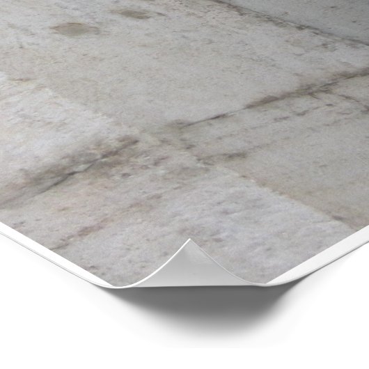 Ancient Roman Statue in Italië Poster (Hoek)