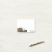 Ancient Rome Blue Hydrangea Note Pad (Op bureau)