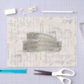Ancient Rome Coliseum Italiaans Briefkaart Weefsel Tissuepapier (Craft)