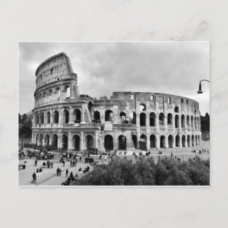 Ancient Rome Colosseum Black & White Briefkaart