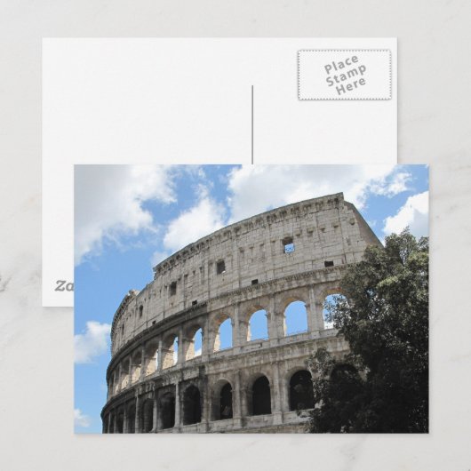 Ancient Rome Colosseum Briefkaart (Voorkant / Achterkant)