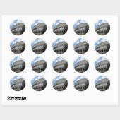 Ancient Rome Colosseum Ronde Sticker (Vel)