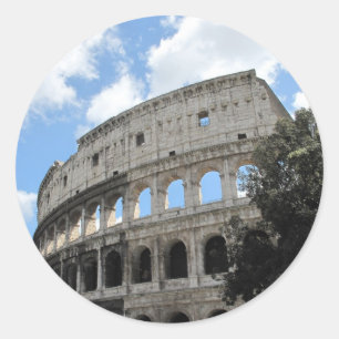 Ancient Rome Colosseum Ronde Sticker