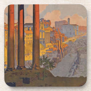 Ancient Rome Travel and Painting Bier Onderzetter