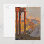 Ancient Rome Travel and Painting Briefkaart (Voorkant / Achterkant)