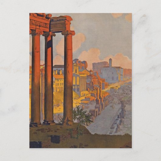 Ancient Rome Travel and Painting Briefkaart (Voorkant)